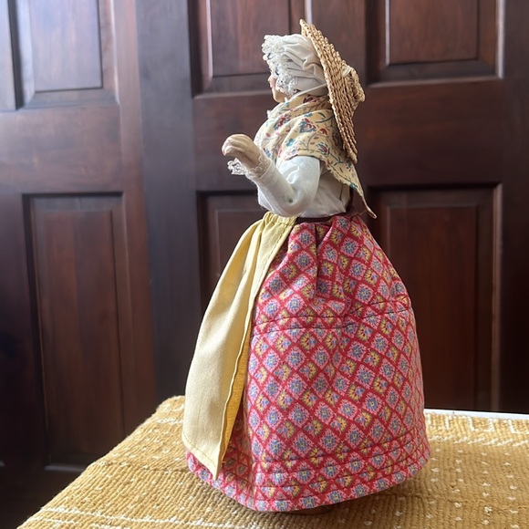 Vintage 1960 Handmade French Terra Cotta Folk Art Doll - Picture 6 of 10